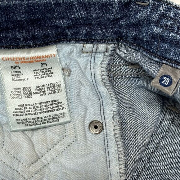 Citizens of Humanity Womens Jeans 29 Skinny Low Rise Denim Medium Wash - Picture 3 of 12